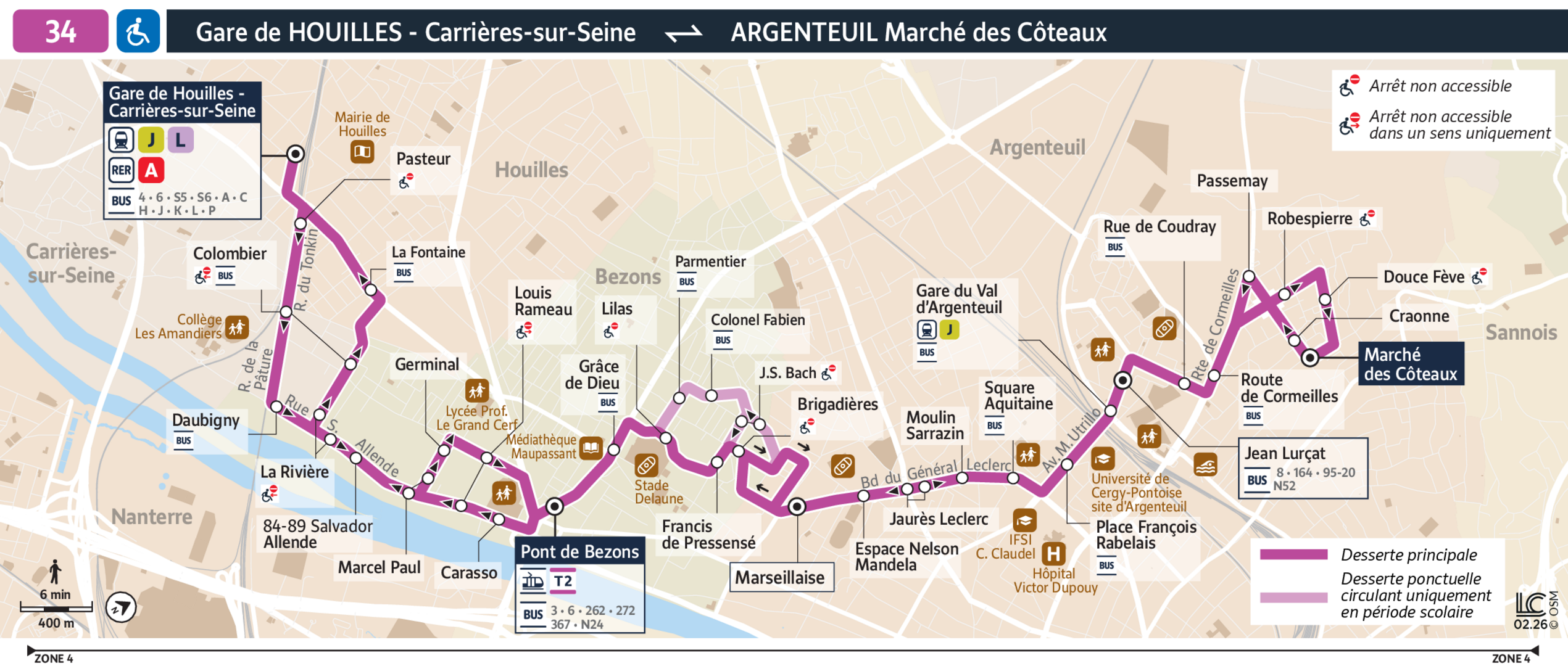 Bus Ligne 34 : plan, arrêts et horaires en temps réel | Bonjour RATP