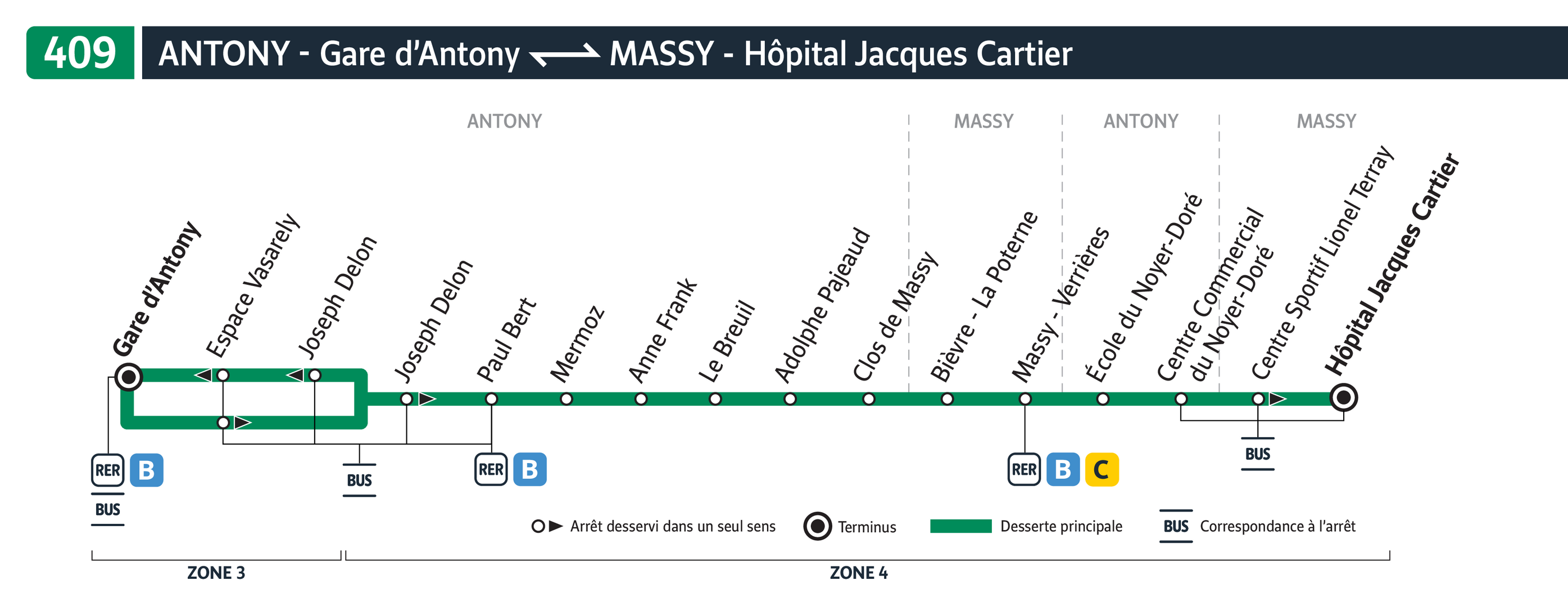 409 Bus Schedule.pdf Bus Line 409: map, stops, and real-time schedules | Bonjour RATP