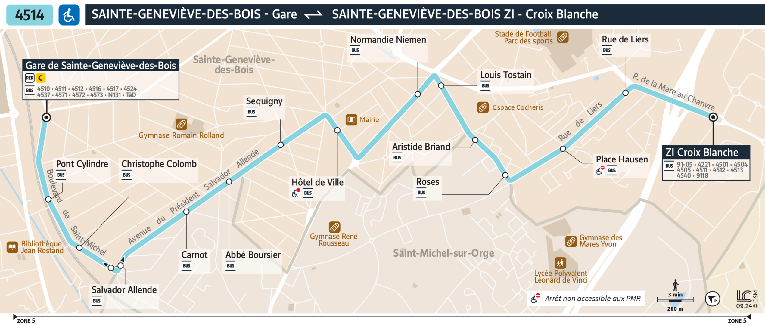 Bus Ligne 4514 Plan Arr ts Et Horaires En Temps R el Bonjour RATP
