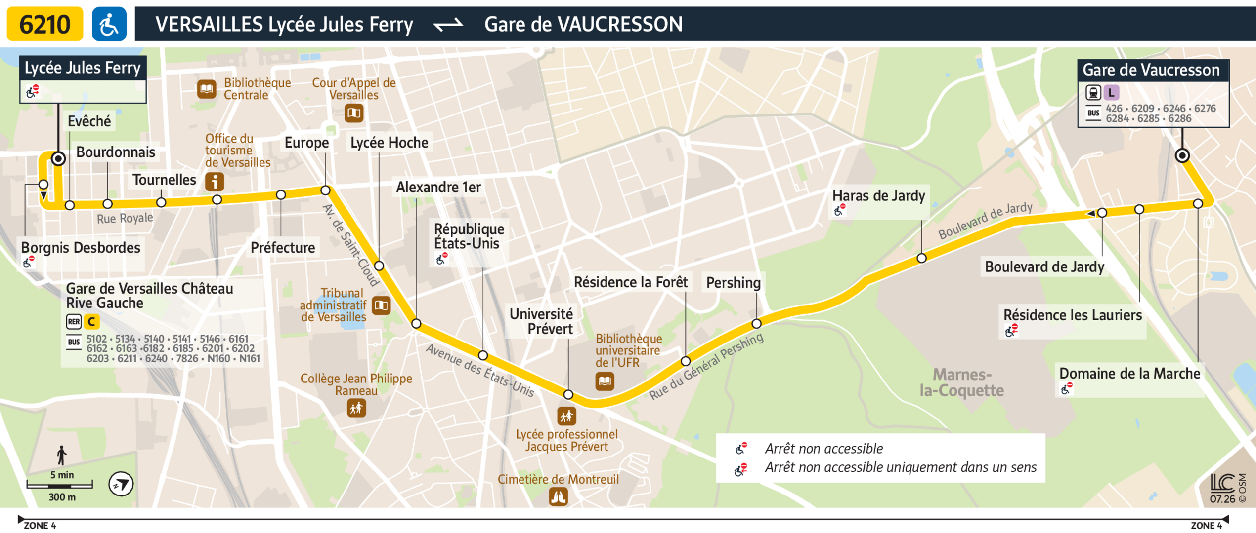 Bus Line 6210: map, stops, and real-time schedules | Bonjour RATP