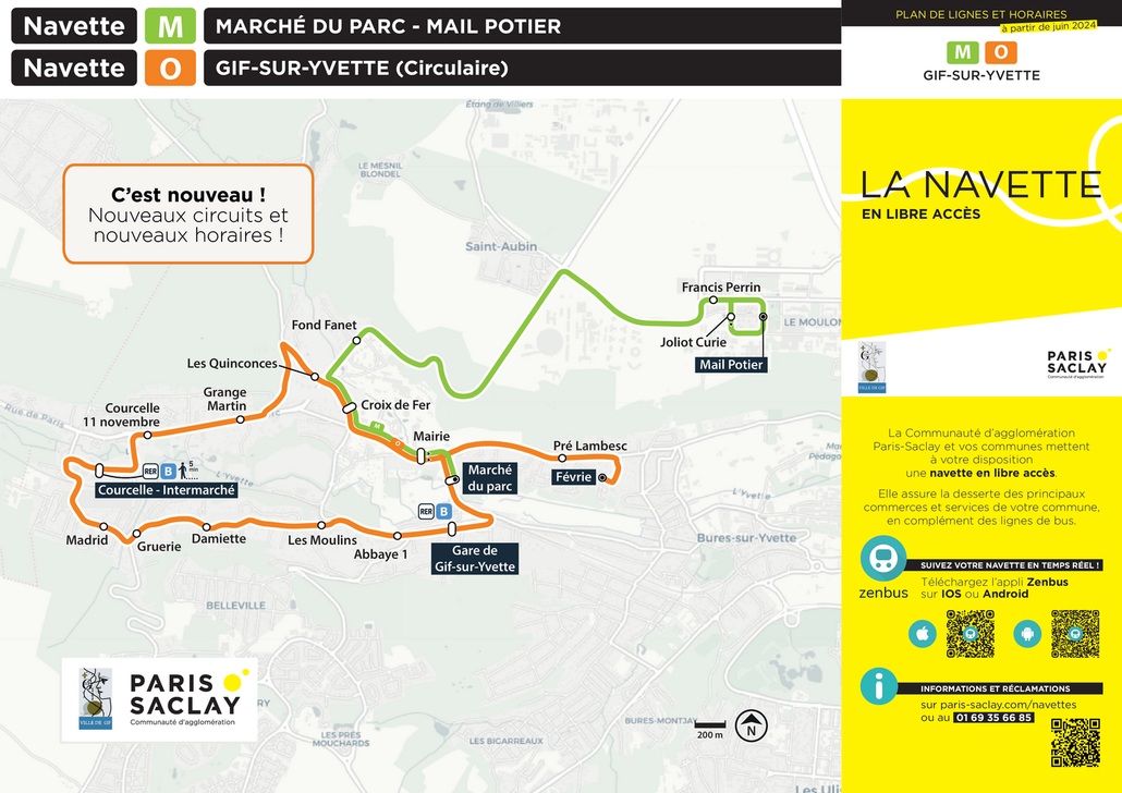 Bus line route M